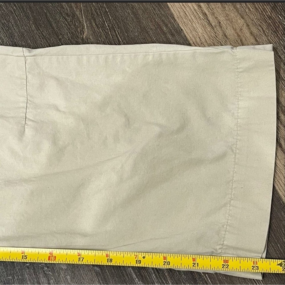 Patagonia Womens 8 Tan Khaki Organic Cotton Utility Hiking‎ Pants Straight Leg - Picture 5 of 7